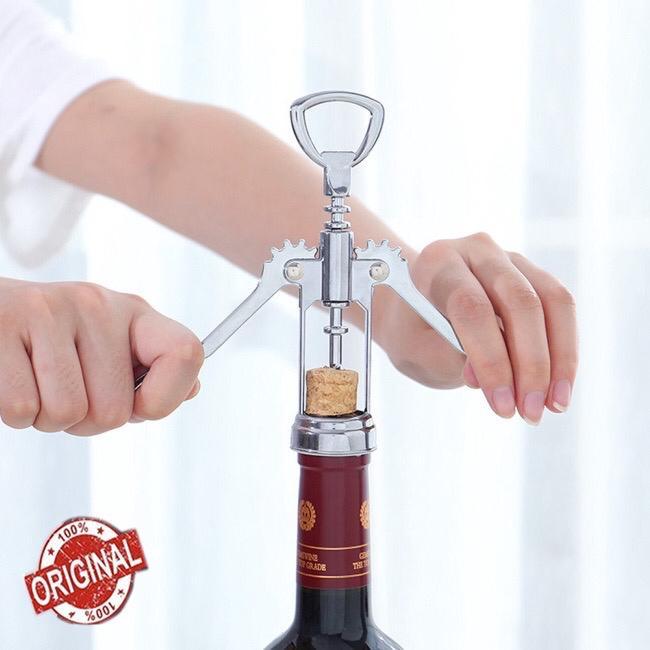 Pembuka tutup botol - Corkscrew / alat pembuka tutup botol wine / wine opener / pembuka botol minuma