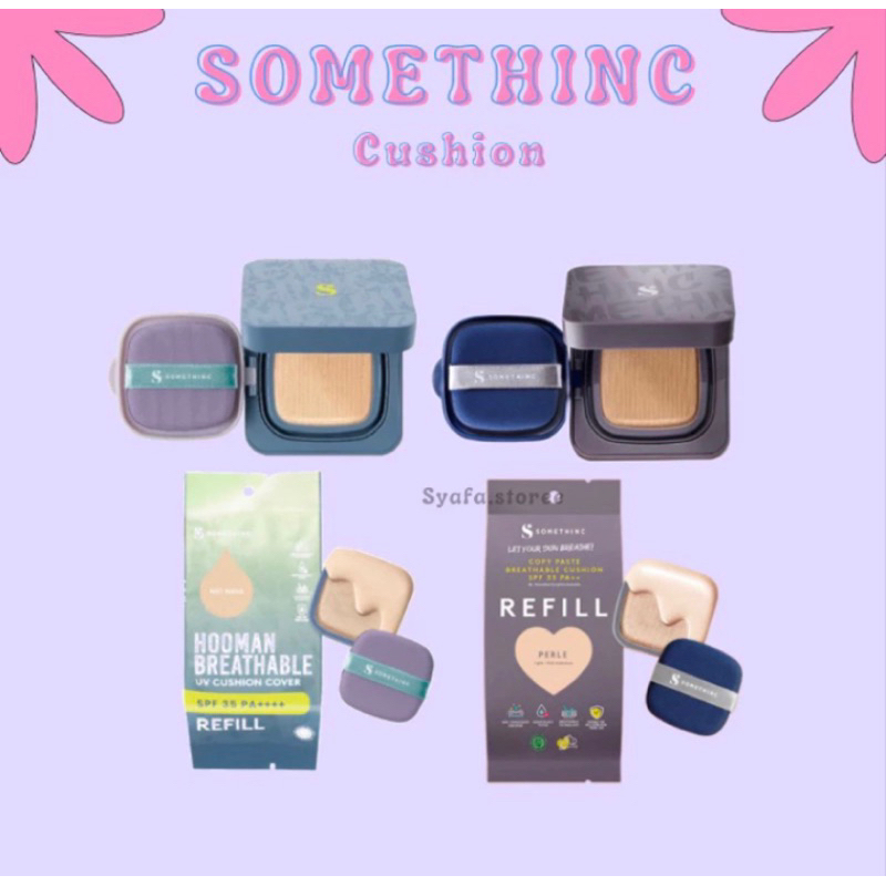 

[READY] SOMETHINC (REFILL) Hooman Breathable UV Cushion Cover SPF35 PA++++ | cushion copy paste somethinc