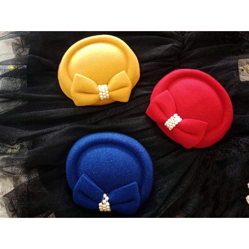 topi baret anak cewek/ topi fashion show