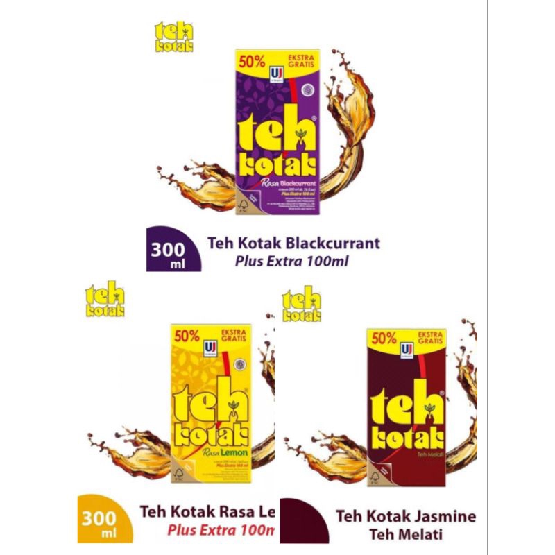 

ULTRA TEH KOTAK Jasmine/Lemon/Blackcurrant 300ML