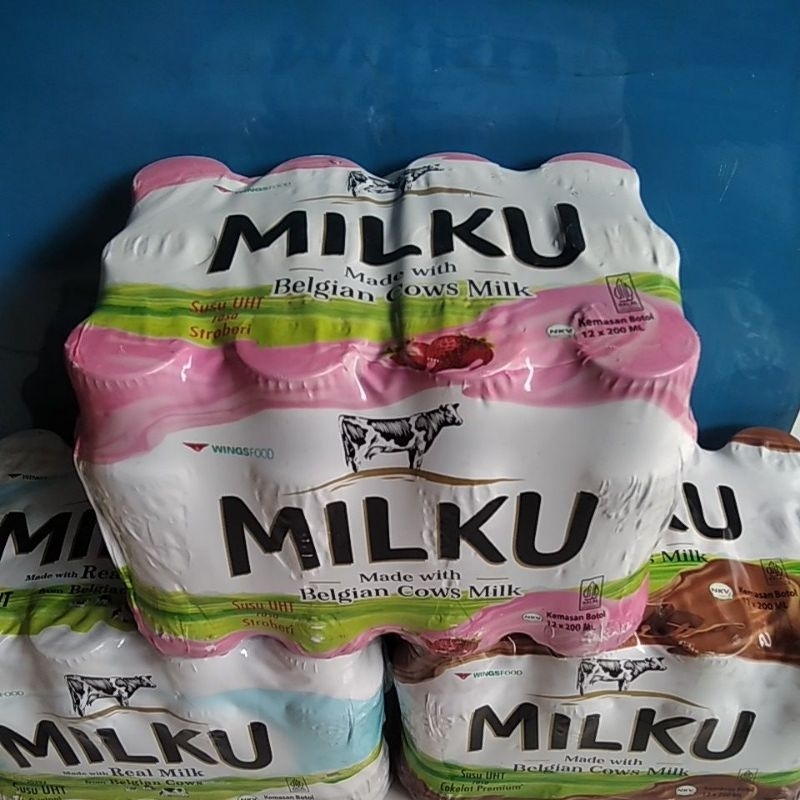 

MILKU COKLAT, PUTIH, STRAWBERRY 1 DUS ISI 12 PCS/200 ML.