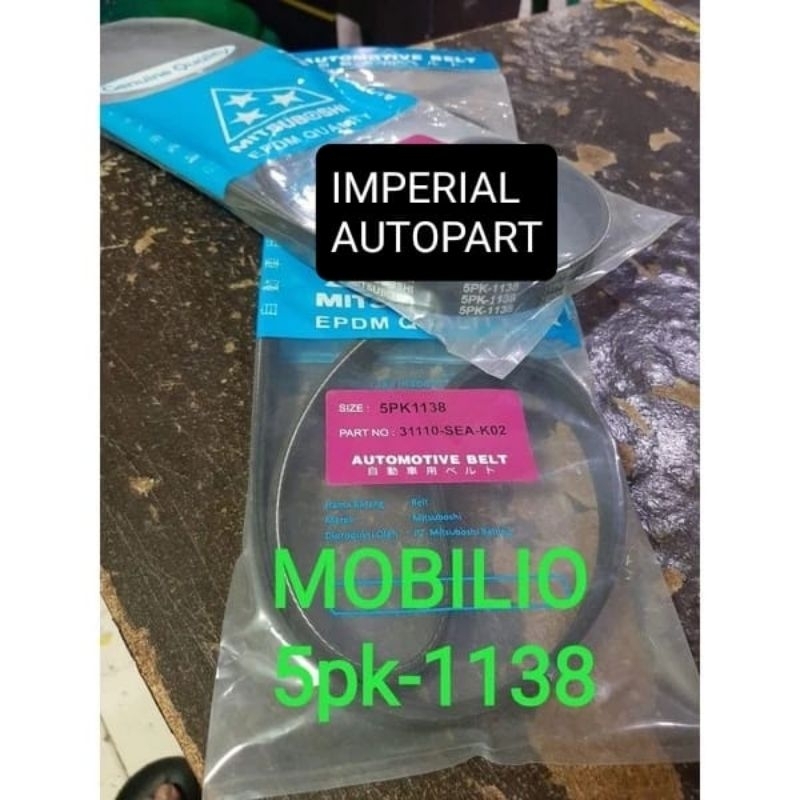fan belt v belt tali kipas Mobilio 5PK1138 5PK-1138