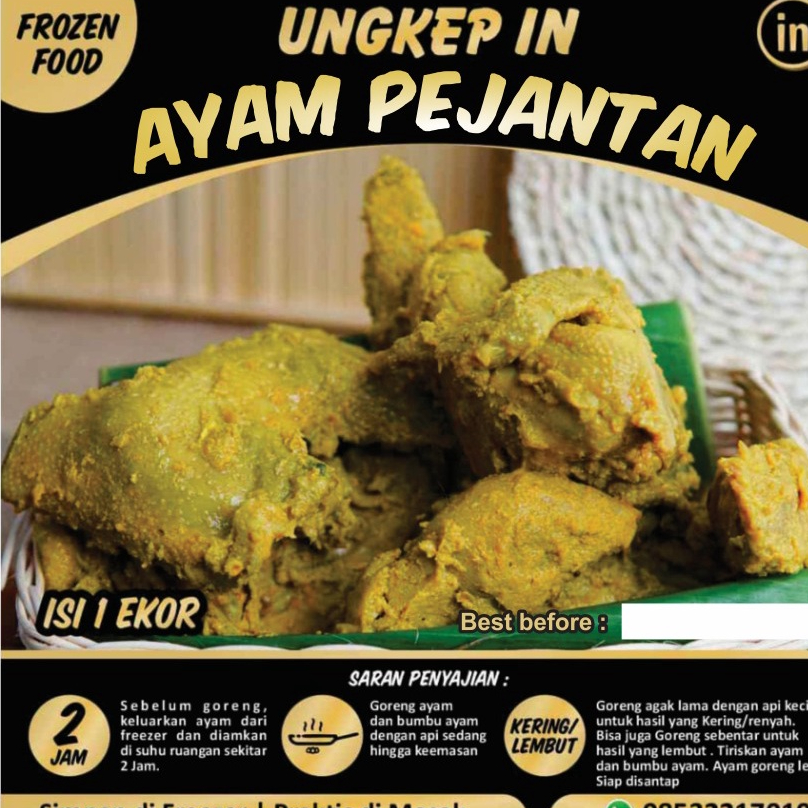 

Daging Ayam Ungkep Kampung dan Pejantan (Bumbu Kuning)