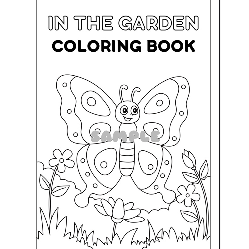 

Buku mewarnai tema garden