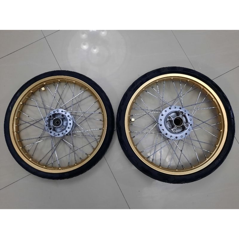Velg TDR Set Ban PNP Supra X 125 DD Tromo ORI COPOTAN Cakram Depan Belakang