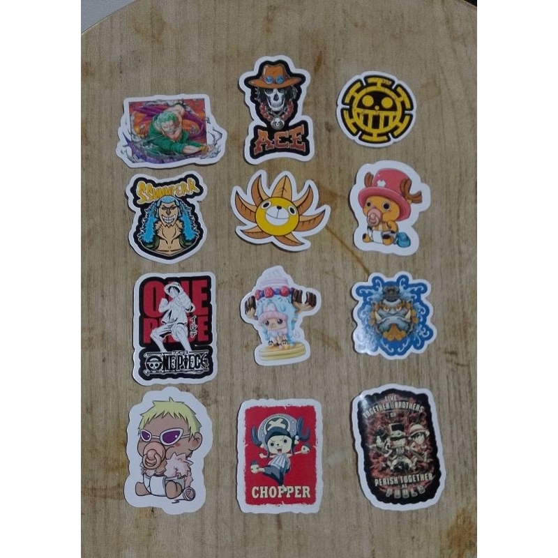 

Stiker One Piece 12 pcs