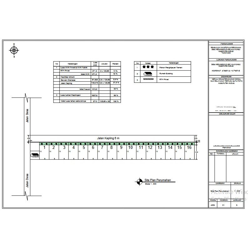 

Jasa Denah Gambar Siteplan 2D untuk berkas perijinan kapling PBG IMB pengembang developer jualan kapling ijin BPN