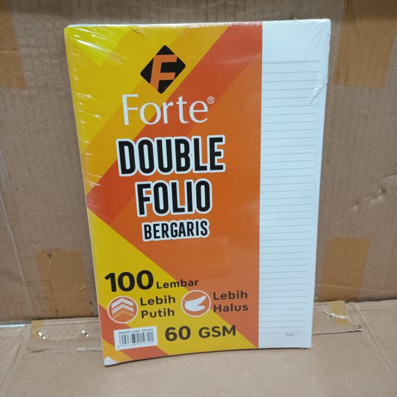 

1 Pak Kertas Double Folio Garis Isi 100 Lembar