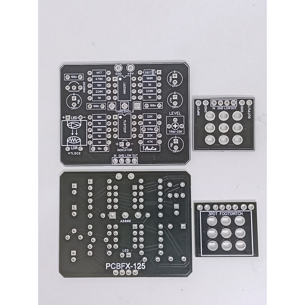 T-Audio PCBFX-125 Based on DOD 230 Noise Gate Guitar Effect Stompbox PCB DIY 1590B VTL5C2