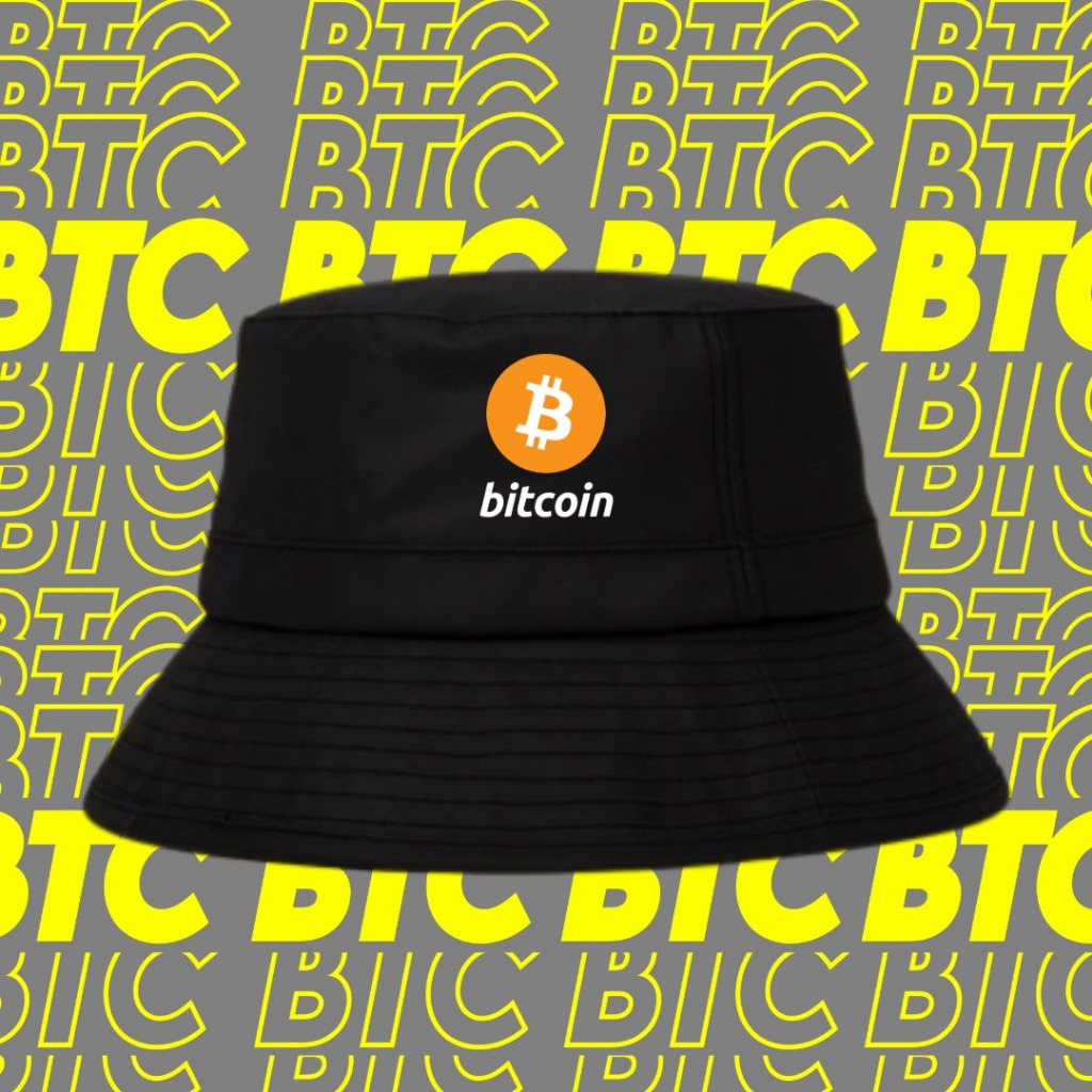 TOPI BUCKET CRYPTO LOGO (COD & GRATIS ONGKIR)