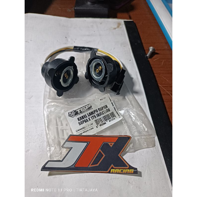kabel vitting lampu depan honda supra x 125 dobel