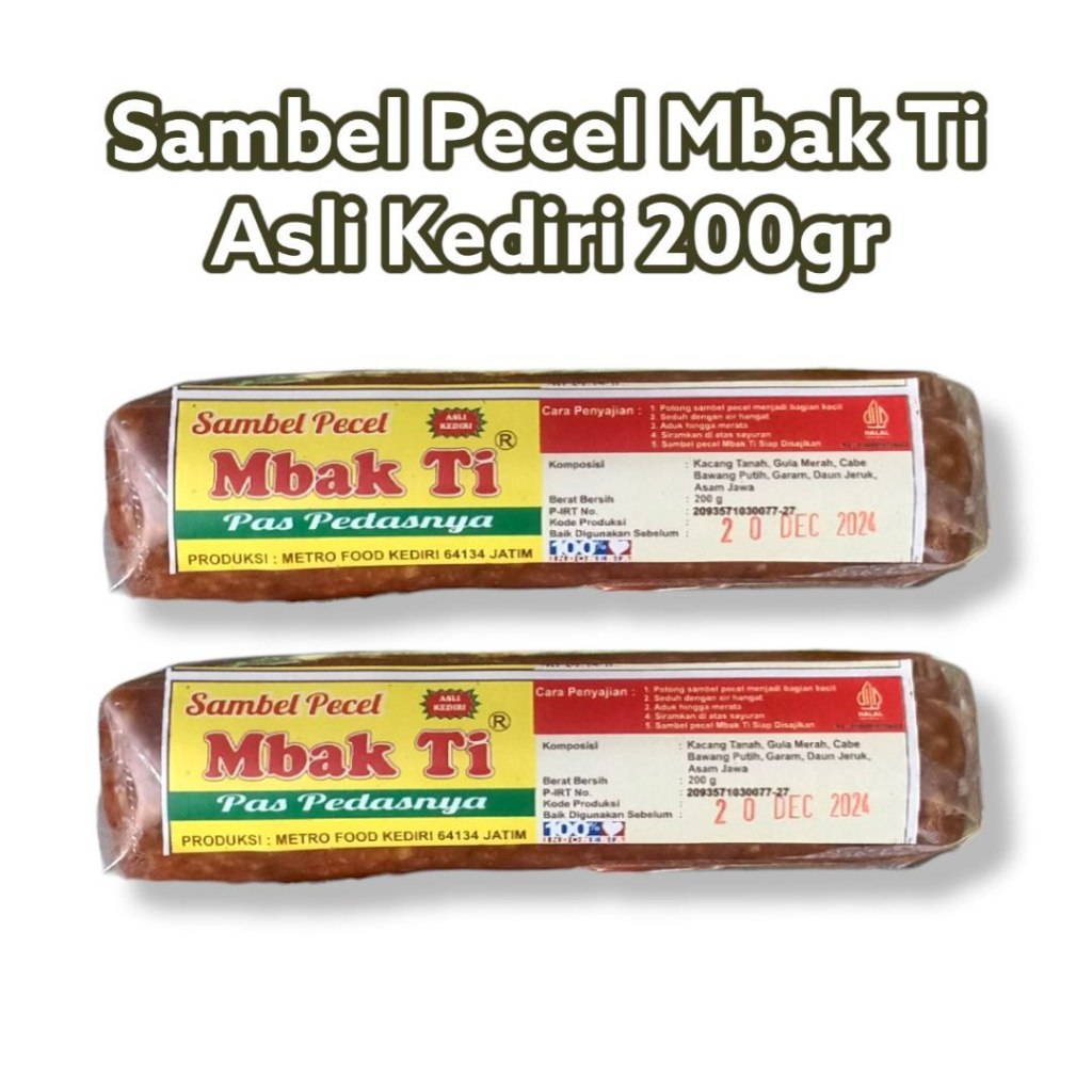 

SAMBEL PECEL MBAK TI ASLI KEDIRI 200gr