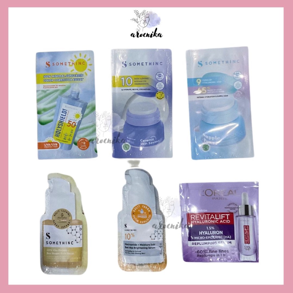 [AROENIKA] Sample Skincare Somethinc Serum Niacinamide Ceramic Skin Savior Supple Power Holyshield