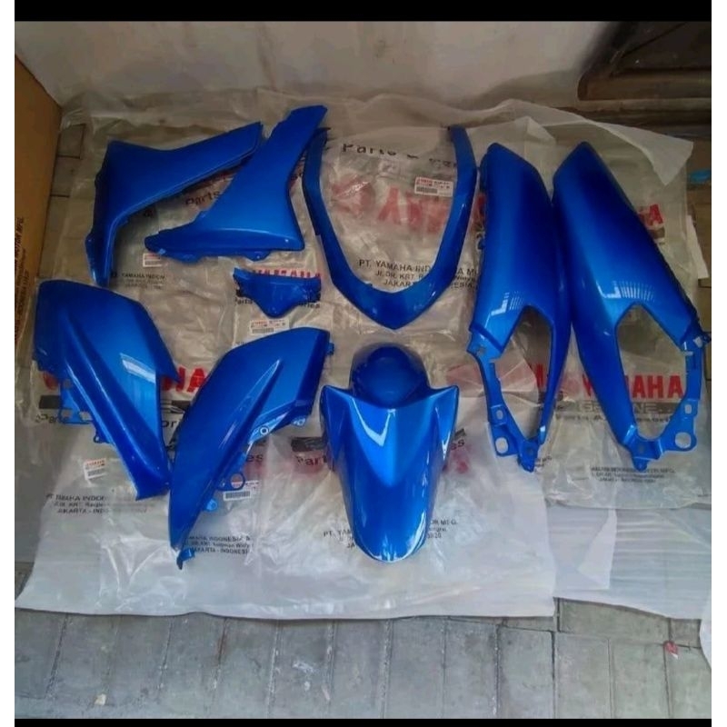PAKET BODY HALUS NMAX BIRU METALIK 2015-2019 ORI YAMAHA