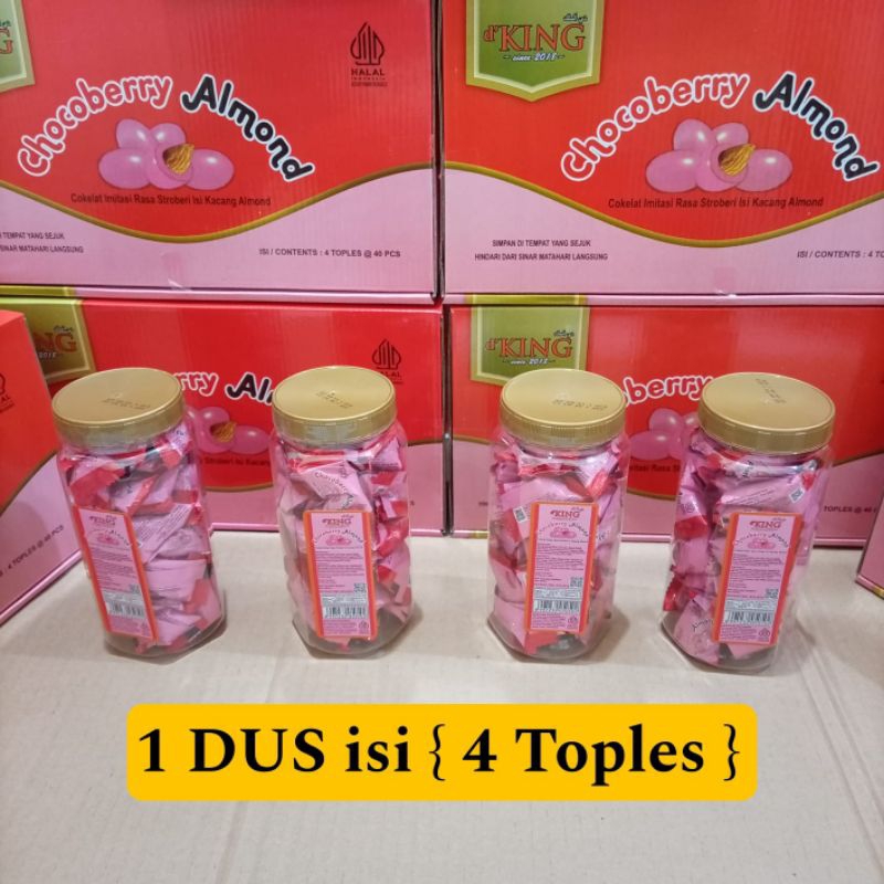 

Chocoberry Almond d'KING ( 1 dus) isi 4 Toples Rasa Strawberry Almond
