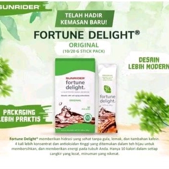 0Sunrider FORTUNE DELIGHT herbal tea detox dan gempur kolesterol 20 gr