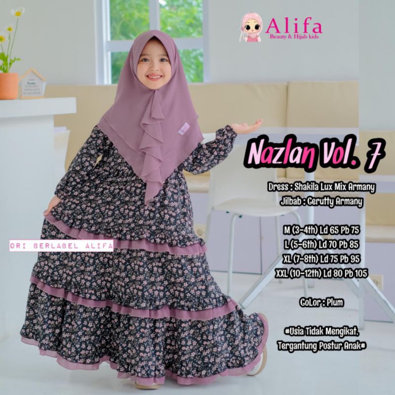 Gamis Anak NAZLAN #7 BY ALIFA KIDS