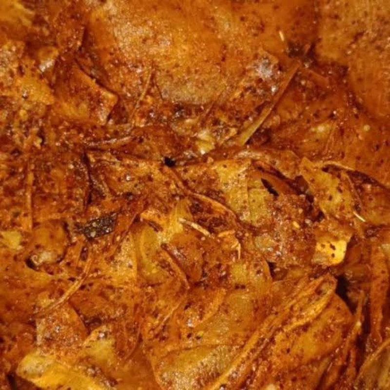 

keripik singkong ektra pedas daun jeruk