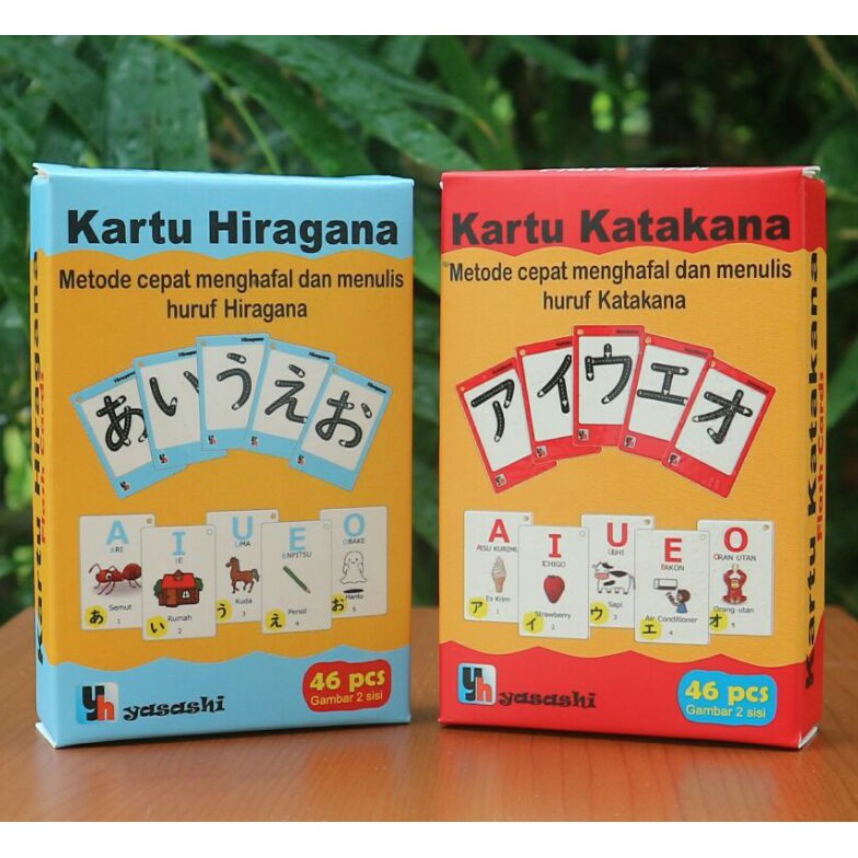 iskn Flashar Hiragana Katakana Kartu Hiragana Katakana A77