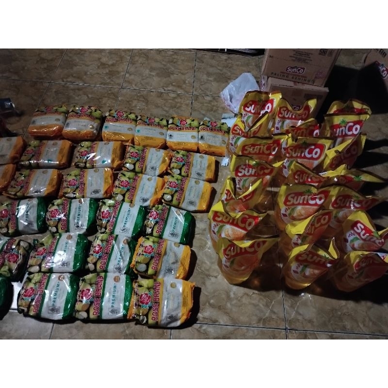 

Gula kemasan 1 kg random 10 pcs