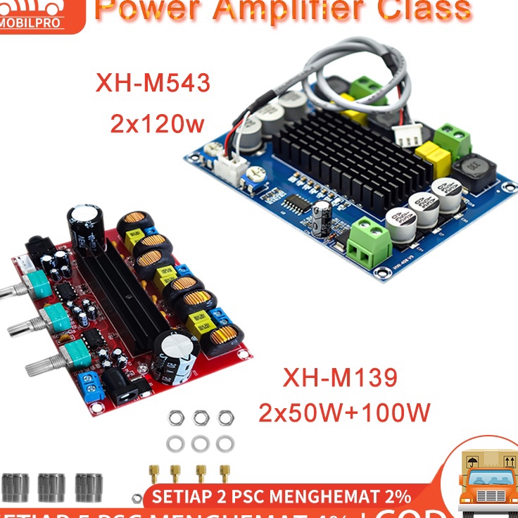pM M139 M543 M542 Power Amplifier Kit Amplifier Class D TPA3116D2 2x5W1W 2x12W Stereo Subwoofer XHM139 XHM543
