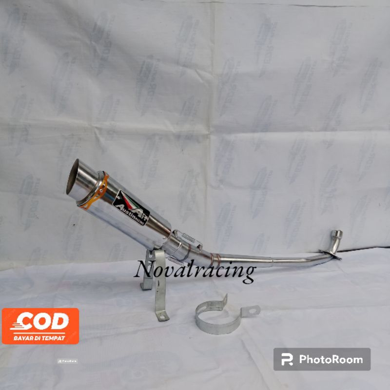 knalpot racing AR AUSTIN untuk motor BEBEK ALL VARIAN/TYPE SUPRA JUPITER KARISMA REVO