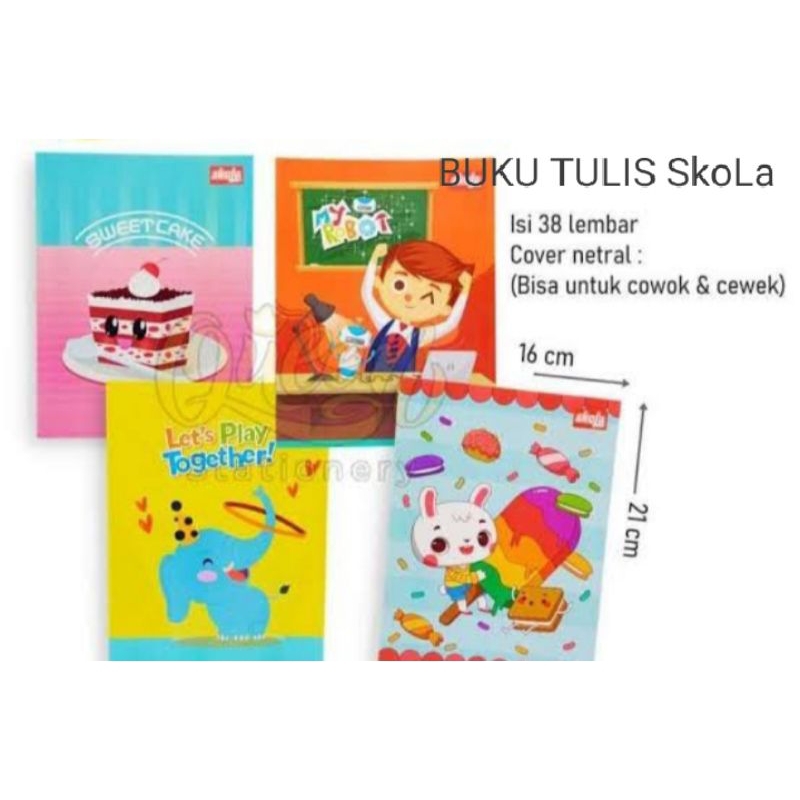 

[MR] Buku Tulis SkoLa 38 / Isi 10 buah