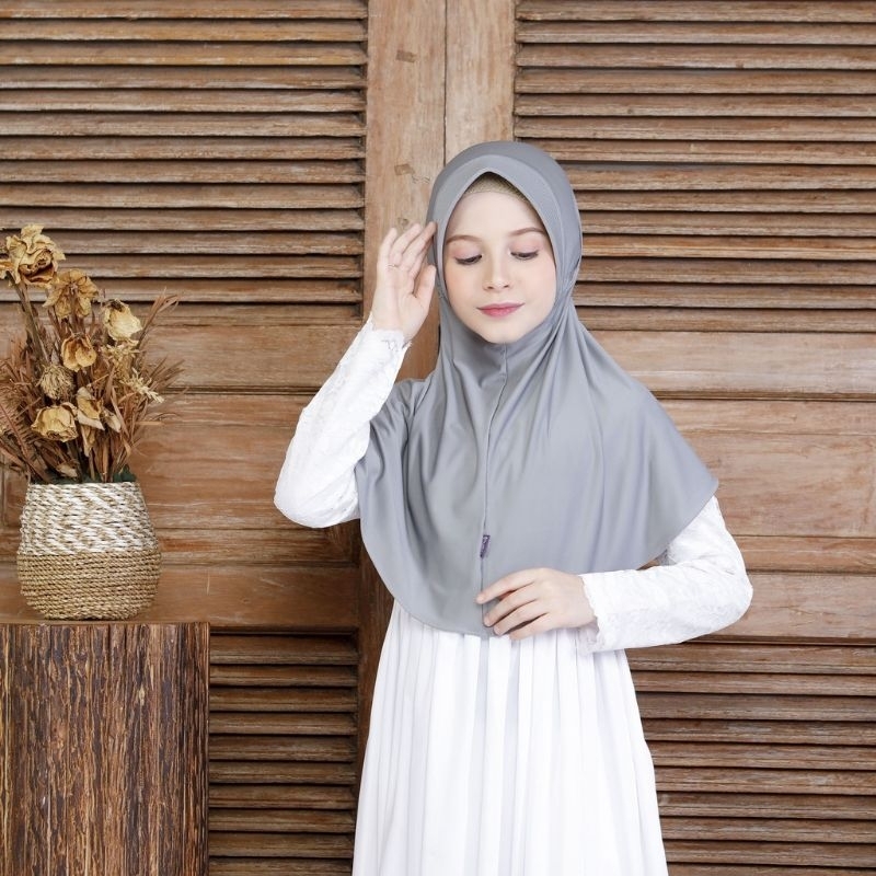 HIJAB BERGO SERUT ANAK HAMIDAH HIJAB SEKOLAH TALI BELAKANG JILBAB INSTAN ANAK HAMIDAH
