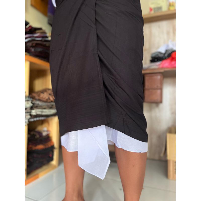 saput endek lurik non tepi/tanpa tepi