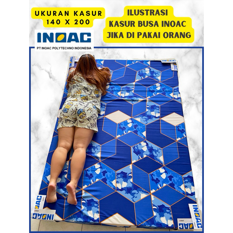 Kasur Busa INOAC 140x200x15 Original EON LIGHT GREEN Tebal 15cm GARANSI 20 Tahun D 23 Ukuran 200, 18