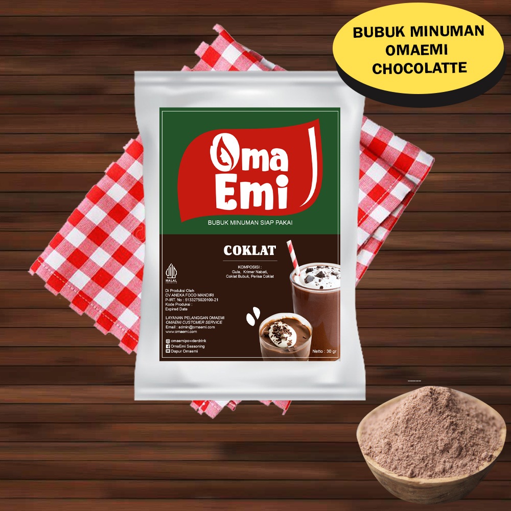 

Bubuk Minuman {COKLAT} / {CHOCOLATE} 30 gr / Jual Bubuk Minuman Aneka Rasa