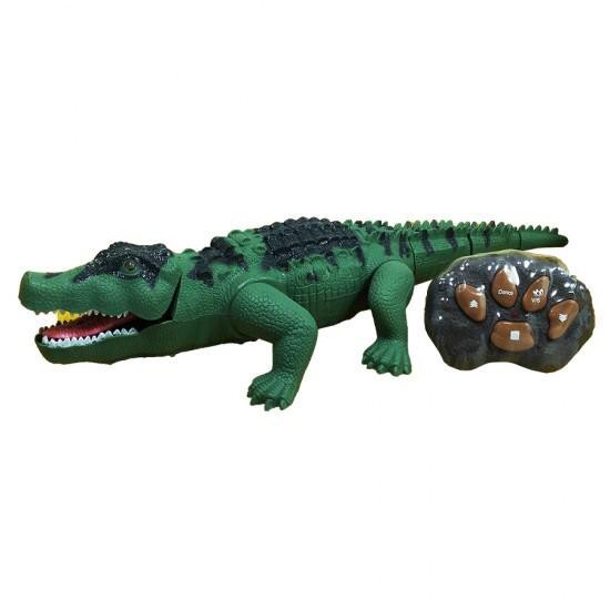 Mainan remote control buaya RC crocodile fierce baterai box