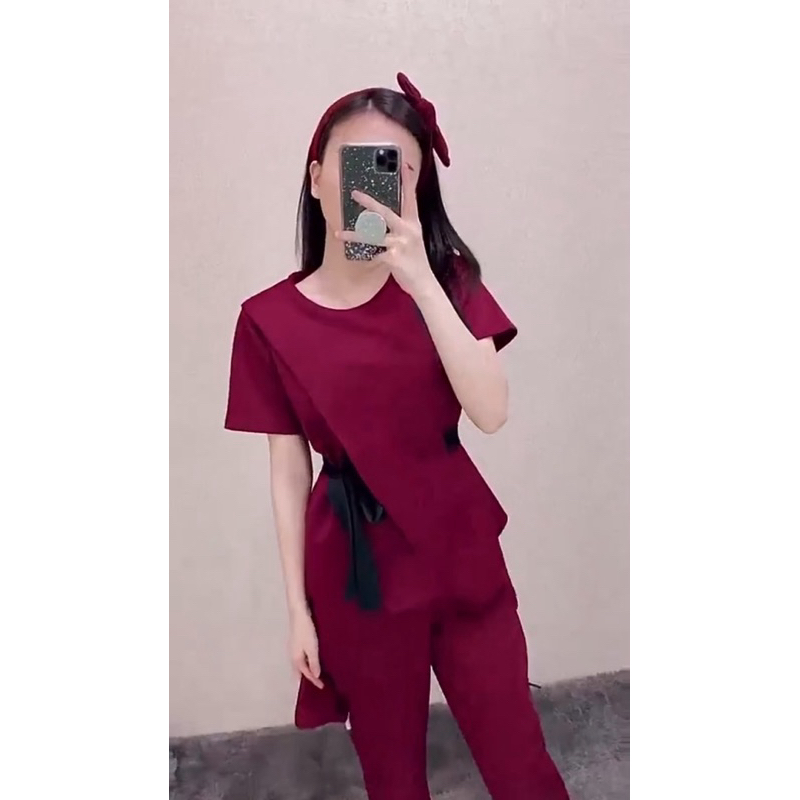 aurel set atasan dan bawahan celana wanita