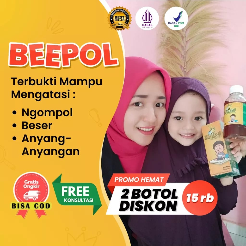 

ORIGINAL Beepol Madu Stop ngompol 250gram