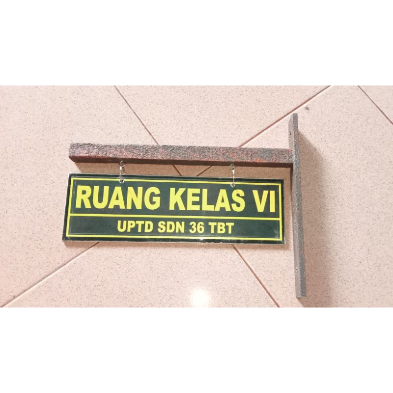 

Papan nama ruangan