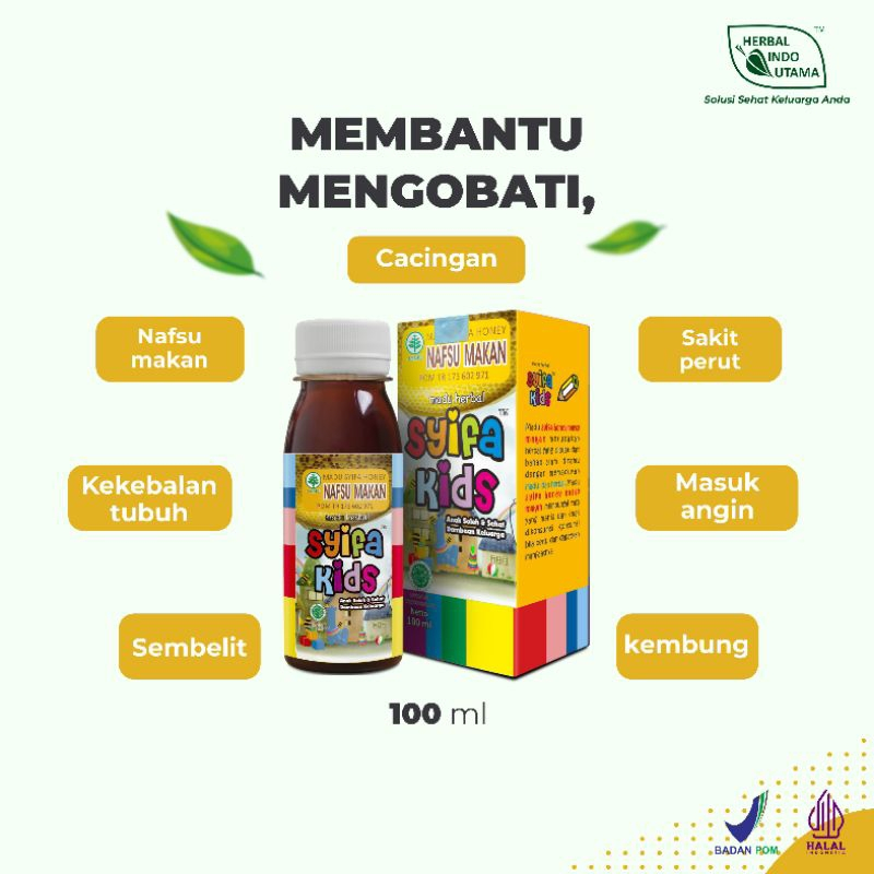 

Madu Suplemen Anak - Madu Anak Penambah Nafsu Makan Syifa Kids 100mL ORIGINAL BPOM