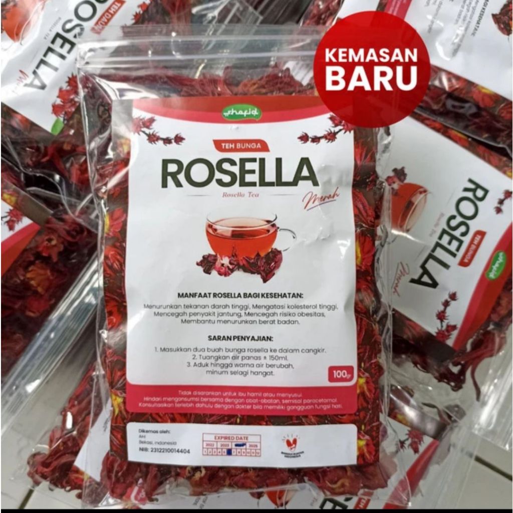 

Teh Bunga Rosella Merah 100 gr | Teh Herbal Organik