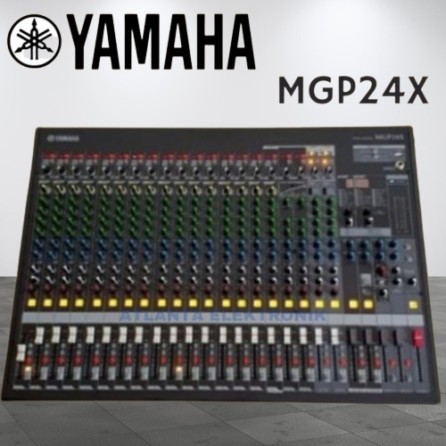 MIXER YAMAHA MGP 24 X / MGP-24 X / MGP 24X 24 CHANNEL 16 MIC INPUT POWER GARANSI RESMI YAMAHA