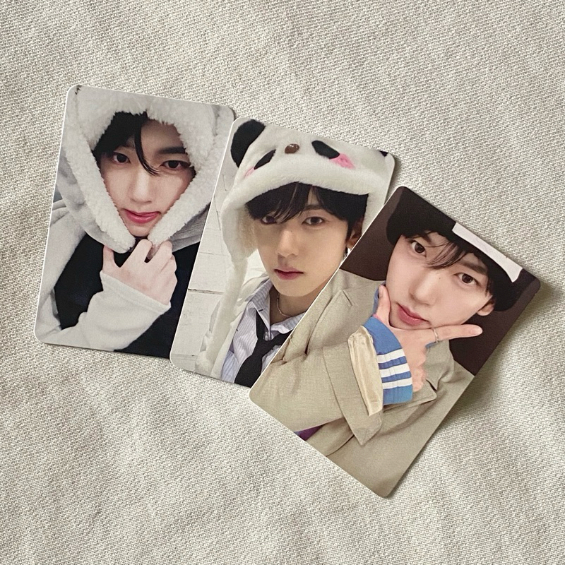 [ READY ] ZB1 HAN YUJIN PHOTOCARD OFFICIAL ZEROBASEONE PC PANDA BUNNY BLANKET MAKESTAR YITS MYSTERY 