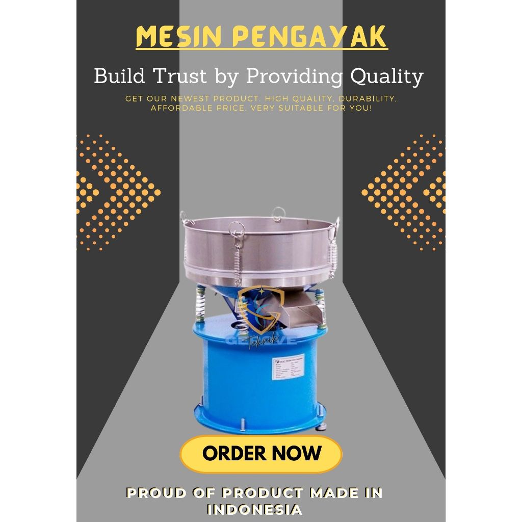 Electric Vibro Sparator - Mesin Ayakan Tepung - Mesin Pengayak Tepung