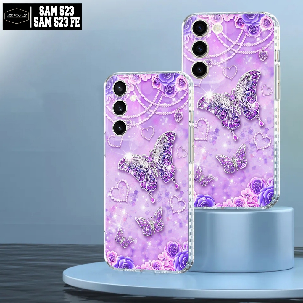 Case SAMSUNG S23 / SAMSUNG S23 FE - Casing SAMSUNG S23 Terbaru Case Miracle [ MOTIF 13 ] Cassing Hp 