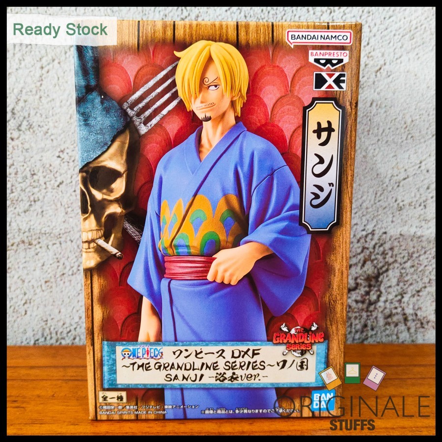 One Piece DXF Grandline Series Wano Sanji Yukata ver Figure Japver