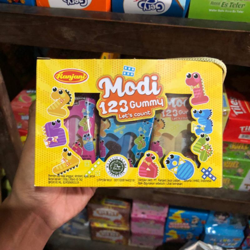 

Permen Modi 123 Gummy