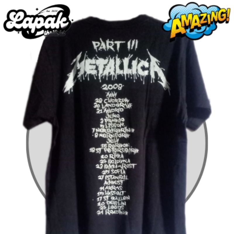 kaos UNIQLO X METALLICA (SecondOriginal)