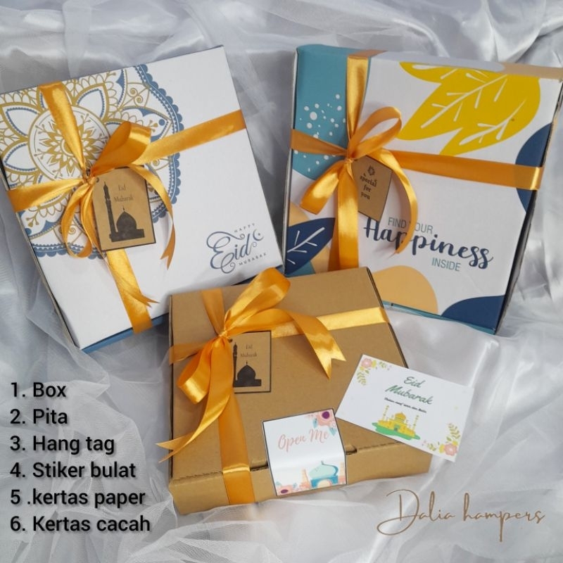 

PAKET PACKAGING HAMPERS EID MUBARAK / PAKET BOX IDUL FITRI