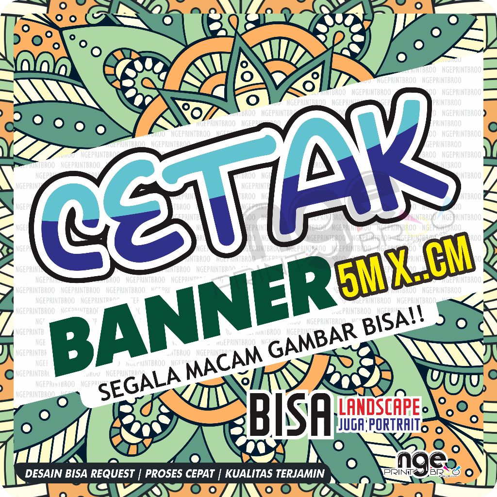 BANNER / SPANDUK / FRONTLITE / BANNER CUSTOM / BANNER 5 METERX / SPANDUK RAMADHAN / SPANDUK BANNER /