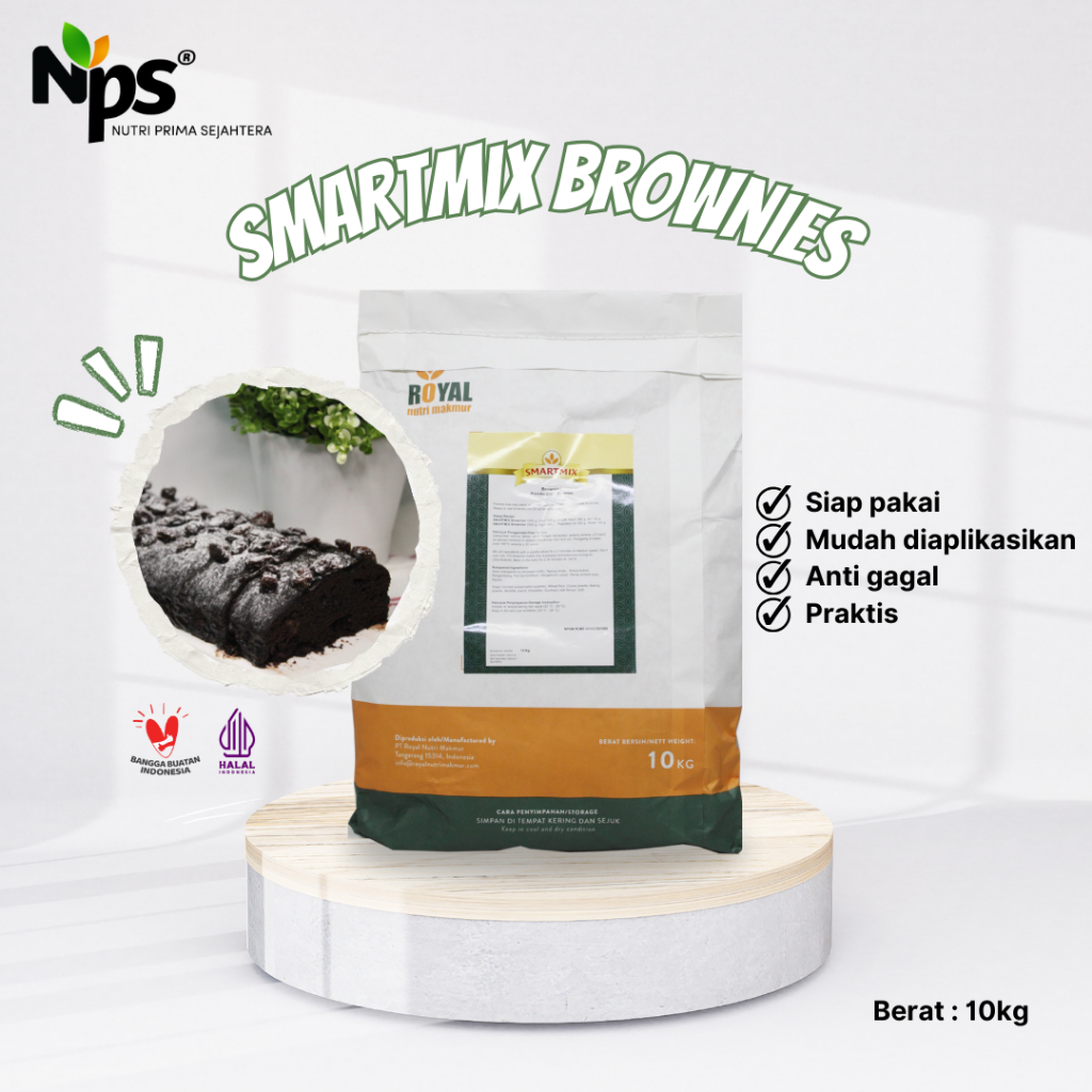 

SMARTMIX Brownies / Tepung Premix Brownies