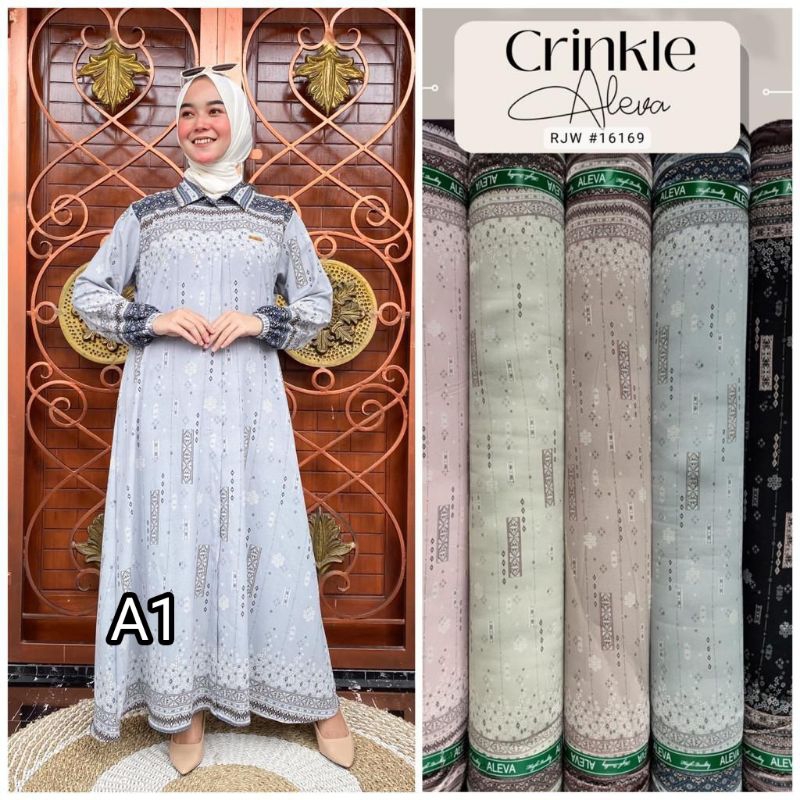 Gamis Crinkle Aleva by Nazwa