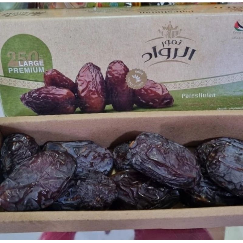 

Kurma alrowad / kurma medjool palestine/ medjool date 250 gram