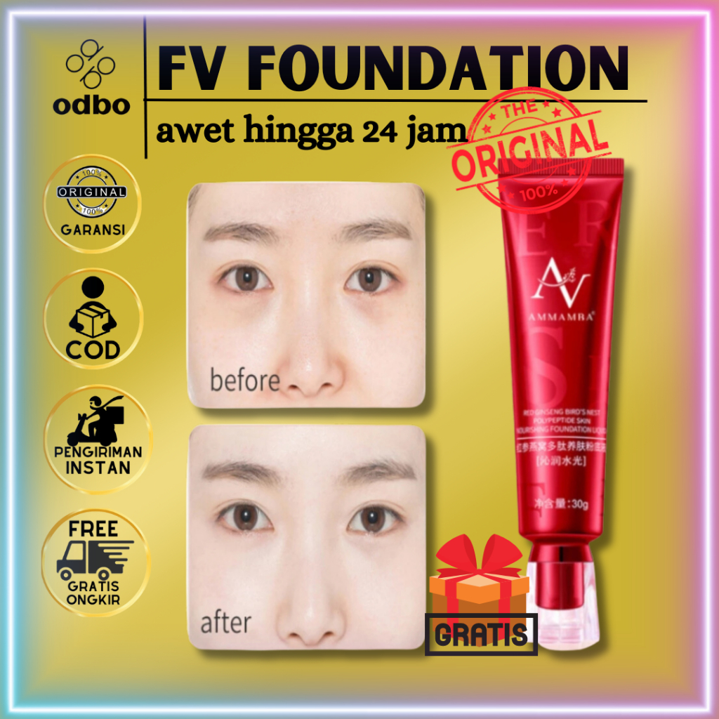 OdbO FV Foundation Original Cover Perfect Magic Flawless Long Lasting Make Up SK Forever